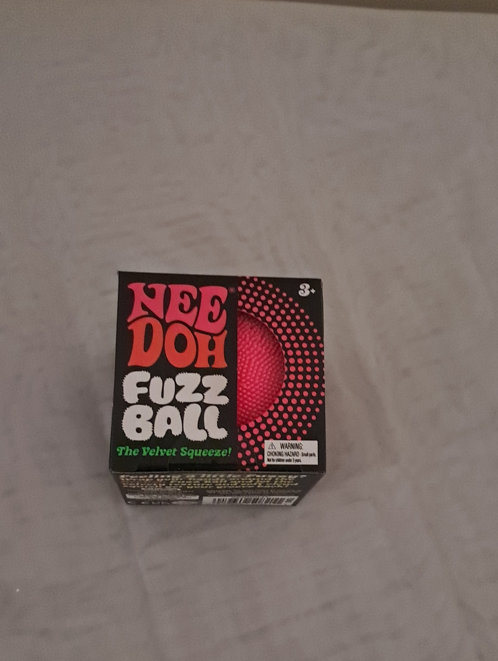 Fuzz Ball Velvet Squeeze - Pink